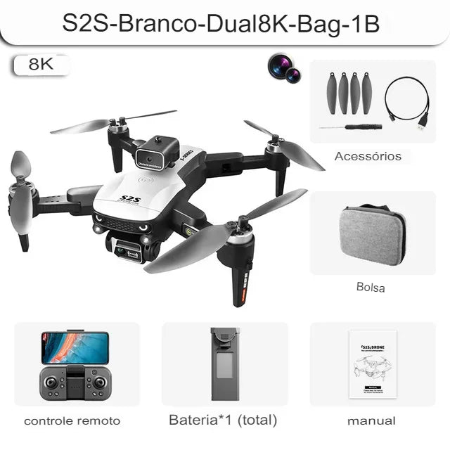 S2S Mini Drone 8k - shoppingoásis