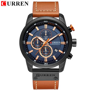 Relógio Masculino CURREN Quartz de Luxo - shoppingoásis