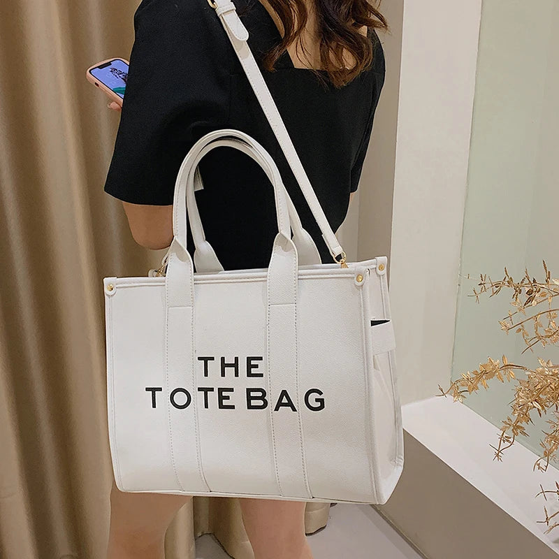 Bolsa de Grife de Luxo Tote PU - shoppingoásis