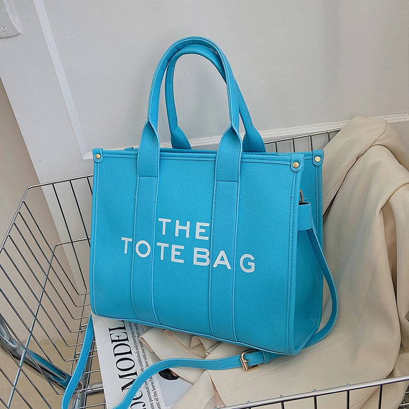 Bolsa de Grife de Luxo Tote PU - shoppingoásis