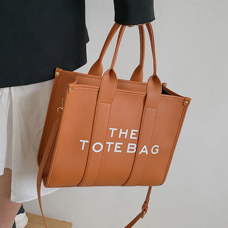 Bolsa de Grife de Luxo Tote PU - shoppingoásis