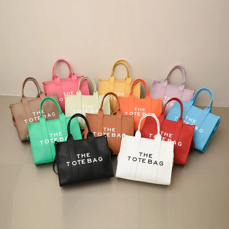 Bolsa de Grife de Luxo Tote PU - shoppingoásis