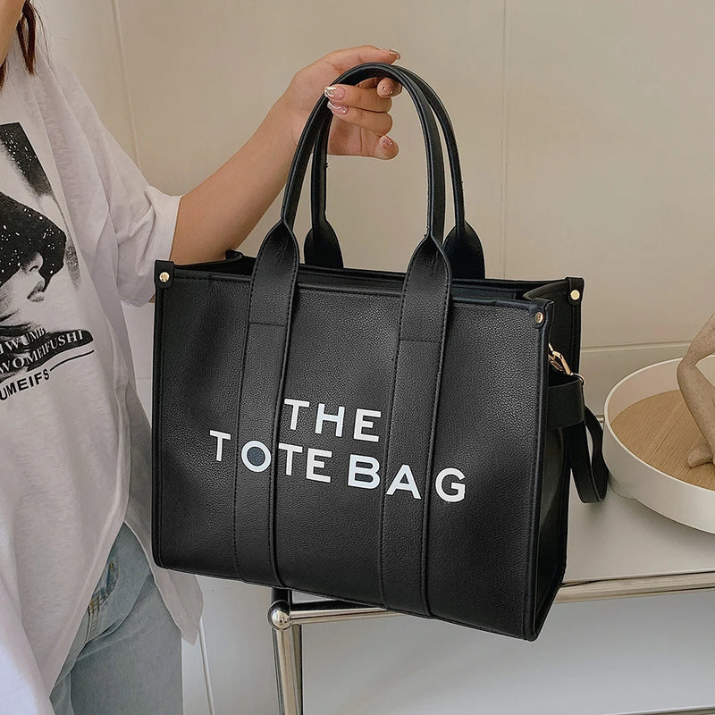 Bolsa de Grife de Luxo Tote PU - shoppingoásis