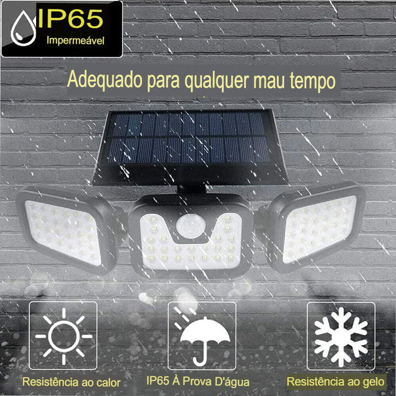 Refletor Solar Super-Cheese com 3 Luzes -  shoppingoásis